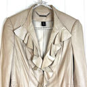 White House | Black Market  Champagne Color 100% Leather Jacket SZ XS Photo 1