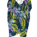 Beach Club Palisades  Tropical‎ Swim Cover Up Bamboo Semi-Sheer Textured XL/XXL Photo 8