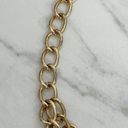 The Bar Gold Tone Metal Chain Link Belt OS One Size Photo 6