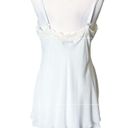 Oscar de la Renta  semi sheer slip light blue lace trim sz M Photo 1