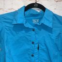 Mountain Hardwear  Women’s Canyon Shirt button down short sleeve Bright blue XS Photo 1