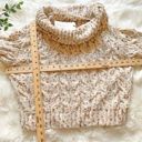 The Moon  & madison Cream Polka Turtleneck Sweater XSmall Photo 10