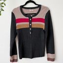 Faherty Mikki Henley Sweater Sz XL Photo 1