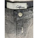 The Laundry Room  California Shorts Size 29 Distressed Cut Off Grey Women's Denim Photo 7