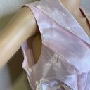 Dress Barn Collection Sleeveless Button Down Blouse Crystal Buttons Pink 10 Photo 2