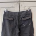 Juicy Couture Y2K Black Cargo Cropped Juicy Coture Linen Boho Casual Retro Pants Capris Small Photo 4