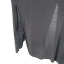 Aerie  Side-Slit Long Beach Swim Cover-Up Maxi Dress Dark Gray size Large Photo 3