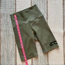 ECHT  Green High Rise Biker Shorts 8” Women’s XS Photo 1