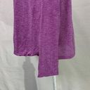 Athleta Long Sleeve Siri Bubble Hem Purple Shirt Size Large Photo 4