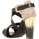 L.A.M.B. Korry calf hair heels horn Photo 4