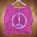 True Craft Womens Peace Crop Top Size X-Large  Photo 0