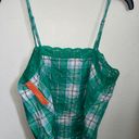 Target New Colsie plaid green Tank top Photo 2