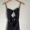 NBD Revolve x  Tie Me Down Black Midi Dress Photo 5