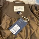 Universal Threads  New Faux Leather Pleather Brown Bomber Jacket Coat Size XL Photo 7