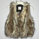 Rebecca Taylor  Alpaca Wool Blend Fur Vest Photo 8