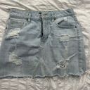 Aeropostale Light Wash Jean Skirt Photo 1