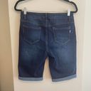 1822  Indigo Wash Denim Bermuda Shorts Size 10 Photo 7