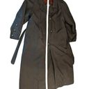 None Portrait Black Polyester Detachable Liner 12P Trench Coat D233 Photo 4