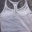 Gray Ribbed Racerback Tank Size XL Photo 2