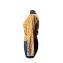 Marine layer MARINE MAYER | Animal Leopard Print Mustard Gold Carmen Wrap Blouse Top … Photo 8