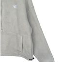 The North Face  Top Womens L Teddy Sherpa Pull Over Half Zip High Neck Ivory Photo 6