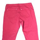 J.Jill  Crop Jeans Size 6 Authentic Fit Red Cotton Stretch Blend Womens 30X24 Photo 7