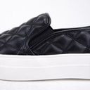 Soda Black Quilted Platform Sole Slip On Sneaker Photo 3