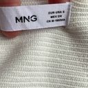 Mango  MNG knit crop top off white cream color size Small Excellent condition Photo 3