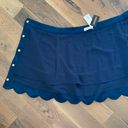 Sugar and L!ps Sugar + Lips Suede Scalloped Hem Mini Skirt Size Small   Photo 4