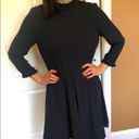 Chelsea28 Designer Black Long Sleeve Dress Mock Turtleneck Sz Small Photo 1