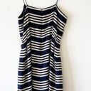 J.Crew  Navy And White Striped Slip Dress Photo 1