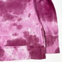 Sweaty Betty Pink Tie-Dye After Class Oversized Split Hem Pullover Sweatshirt M Photo 5