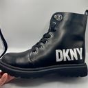 DKNY Crystal Logo Combat Boots Photo 9