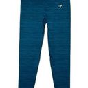 Gymshark  Atlantic Shark Blue Adapt Marl Seamless Leggings Small Photo 0