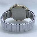 Decree Vintage  36mm digital watch gold tone white stretch band size 6.5” runs Photo 3