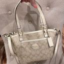 Coach Signature Canvas Peyton Handbag Photo 3