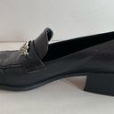 Brighton  Sofia Black Brown Croc Embossed Leather Loafers Size 8.5 Made in Italy Photo 4