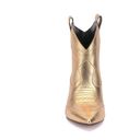 Jessica Simpson NEW  Nelda Gold Pointed Toe Pull On Kitten Heel Western  Booties Photo 4