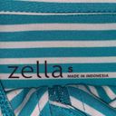 Zella  Run Stripe Half Zip Pullover Shurt Top Small Photo 5