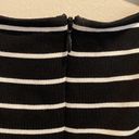 White House | Black Market 217- Black and White Striped Sheath Dress Photo 4