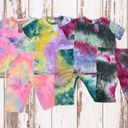 The Outfit Women's Medium Trendy Tie Dye Biker Shorts *LOT OF 3 SETS* Yoga Active Photo 0