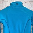 Mountain Hardwear  XS pullover fleece fitted blue half zip up long sleeve Photo 5