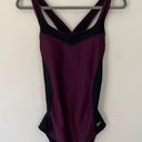 Speedo Ultraback One Piece Cutout Crisscross Strap Swimsuit Potent Purple Photo 1