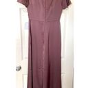 Show Me Your Mumu  Rome Twist Satin Gown Dress Plum Purple Size XXS NEW Photo 4