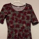 LuLaRoe  fireworks Julia dress size medium Photo 1