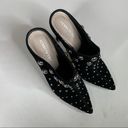 Kenneth Cole  Women’s Riley Mules Studded Black Suede Size 7.5 Photo 2