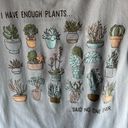 Zoe & Liv  I love plants tshirt size small. Photo 2