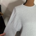 Tobi  So Lost Heather grey ribbed sweater mini dress size S Photo 6