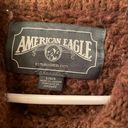 American Eagle brown mock neck sweater Photo 2