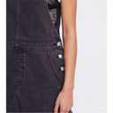 Free People torn up black denim overall dress Photo 2